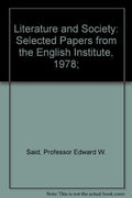 Literature and Society