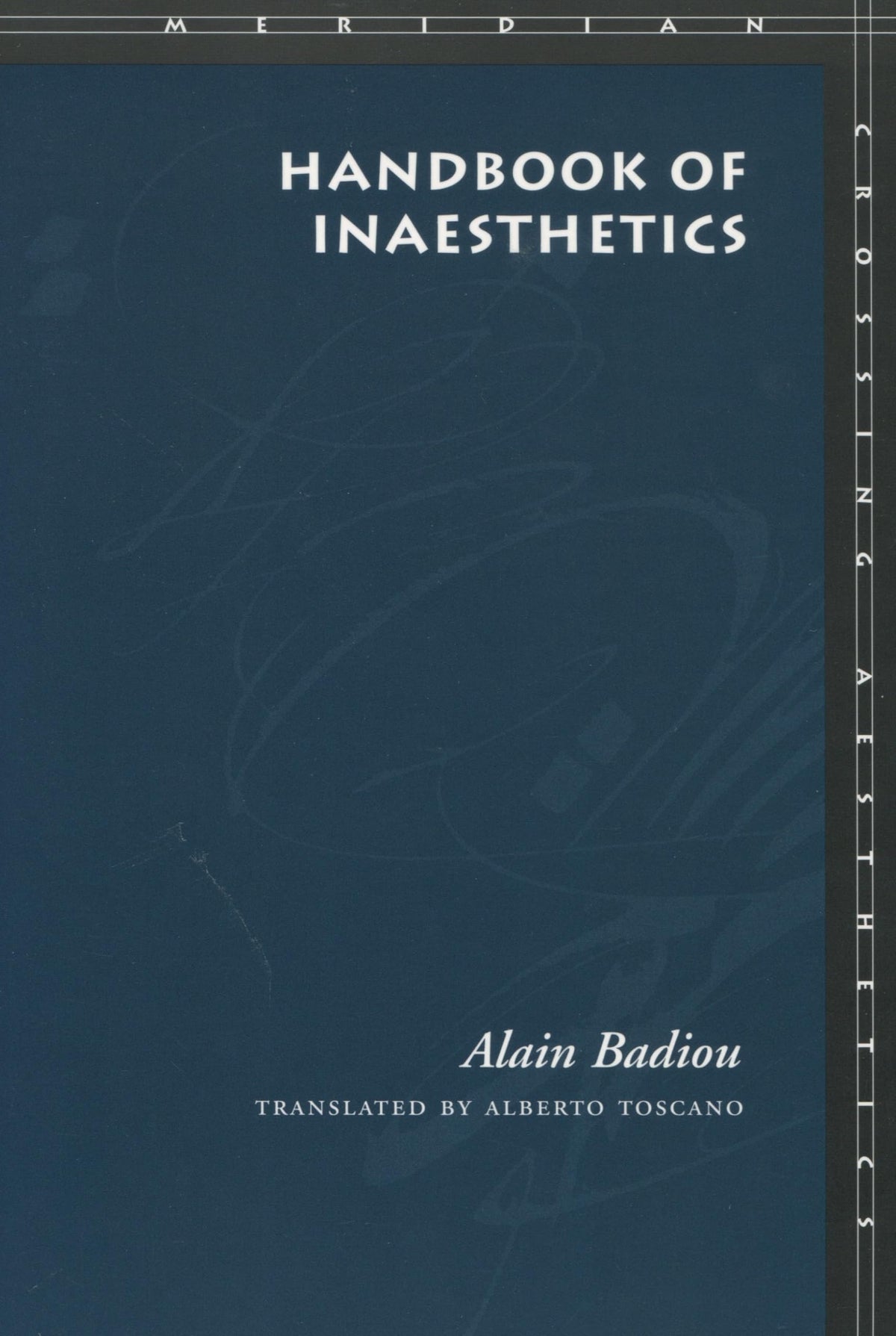 Handbook of inaesthetics