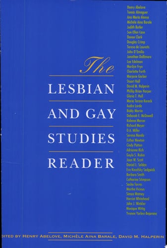 The Lesbian and gay studies reader
