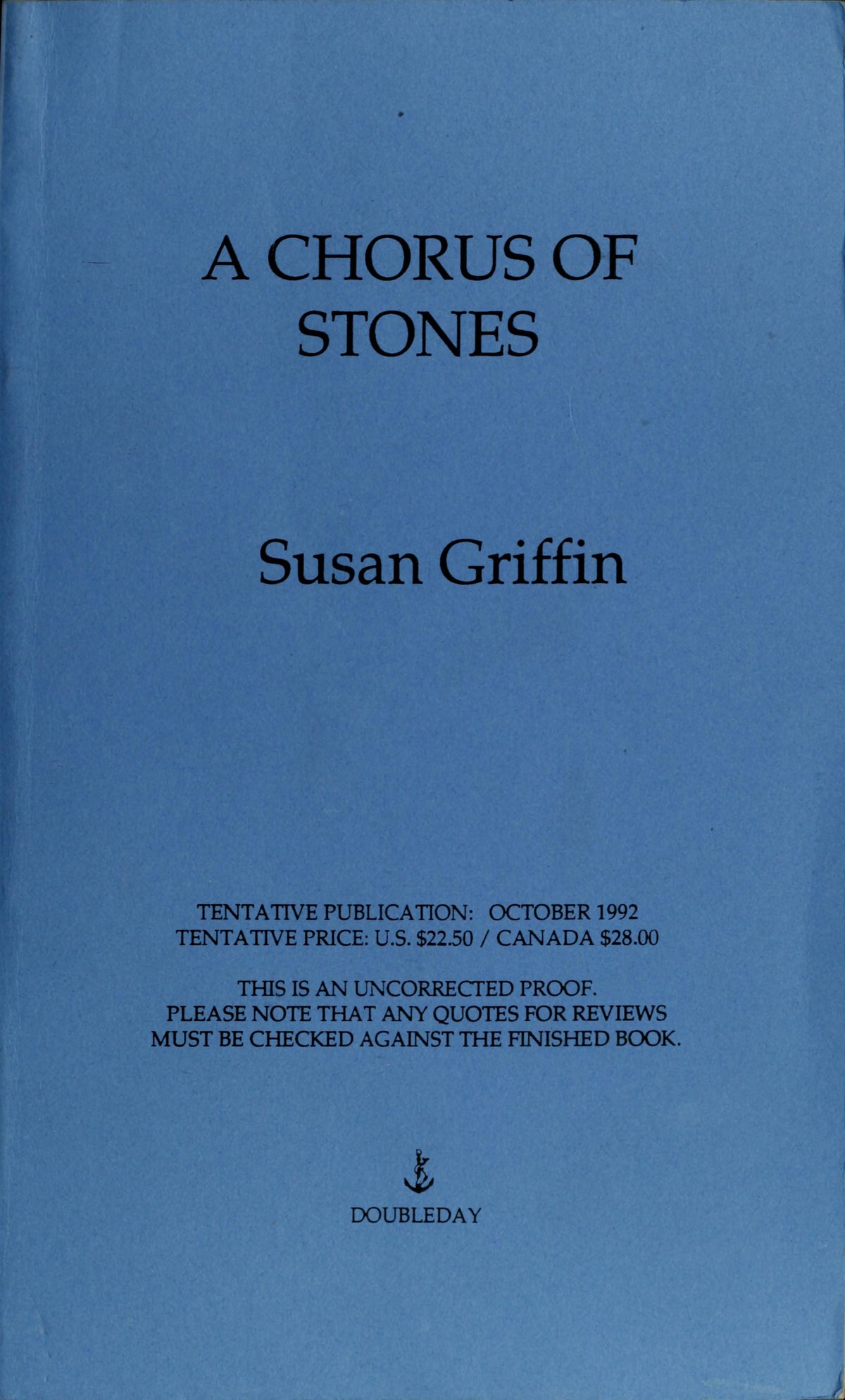 A Chorus of Stones: The Private Life of War
